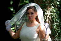 Charlene in the woods