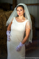 Charlene in the woodshed