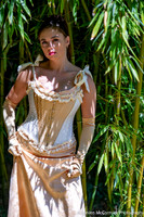 Charlene in the bamboo